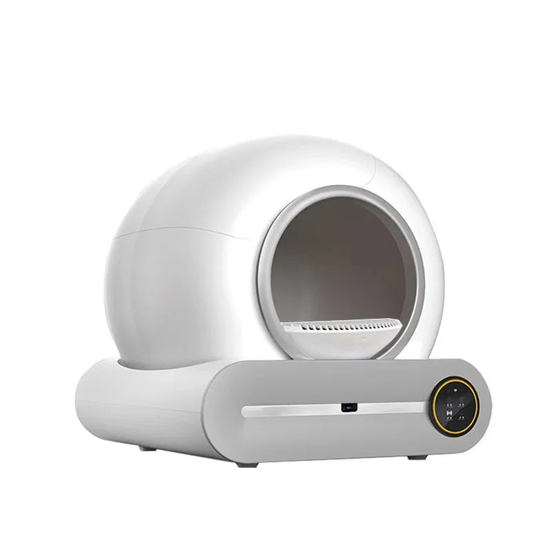 65L Smart Self-Cleaning Cat Litter Box – Fully Enclosed Automatic Cat Toilet for Large Cats